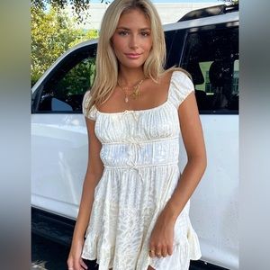 Isabelle’s Cabinet Ivory Cheetah Dress